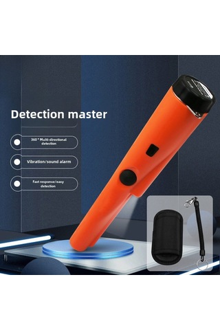 Dofolink El Tipi Metal Dedektörü Mavi - 360 Derece Yüksek Hassasiyetli Taşınabilir Metal Bulucu Pil Dahil Değil