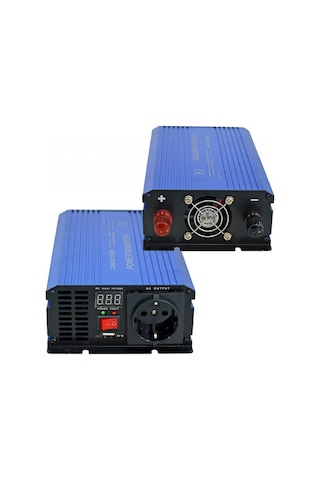 Carub İnverter 12v Dan 220v A Yükseltici 1000w Usb 5v-1a Çıkışlı Br4621860
