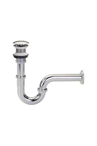Yak U Borulu Lavabo Sifonu Sabit Kapak Süzgeçli 102119072