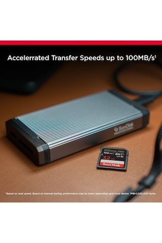 Sandisk 32gb Extreme Pro Rescuepro Deluxe Sdhc+kart, 100mb/s'ye K