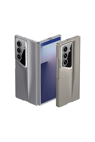 Teleplus Samsung Galaxy Uyumlu Z Fold 7 Kılıf Kamera Korumalı Procase Sert Kıpta Kapak