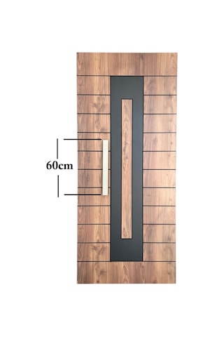 Homdep Çelik Kapı Çekme Tutma Kolu Dikdörtgen Model Renk Saten 60cm