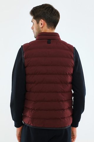 Maraton Regular Erkek Dik Yaka Bordo Yelek Bordo