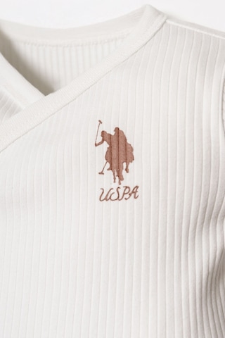 U.s. Polo Assn. Kız Bebek Beyaz Hastane Çıkışı 10 Lu Set 5274-50063 Beyaz