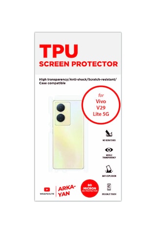 Vivo V29 Lite 5g Arka Ve Yan Kaplama Tam Kaplayan Hd Film