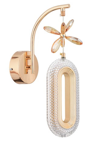 İstanbul Avize Aplik Led Alfa Tekli Gold Aplik