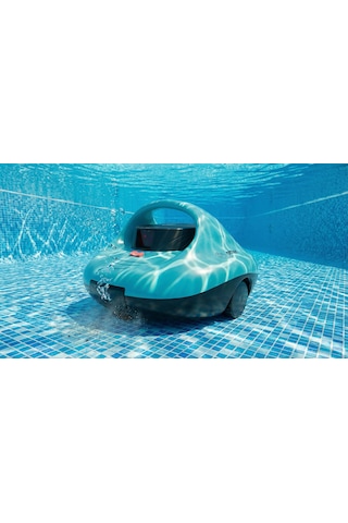 ISEE ROBOT otter Kablosuz Havuz Temizleme Robotu 80m² Şarjlı Çift Motor Otomatik Park