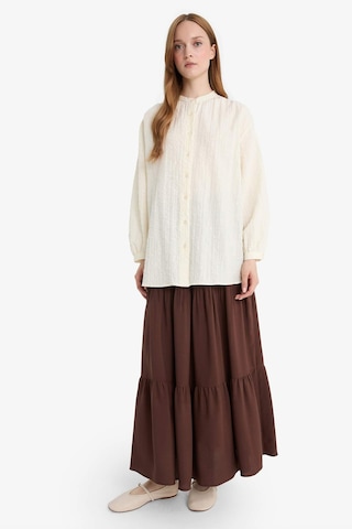 Defacto A Kesim Viskon Maxi Etek F8242ax25smbn320 Kahve