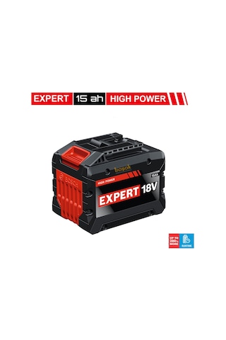 Bosch Expert Yeni 15,0 Ah Güçlü Yedek Akü Exba 18v-150 1600a036zm
