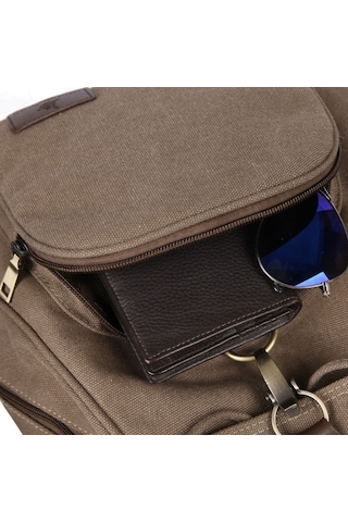 Xianwen Kadın Tuval Öğrenci Laptop Çantası Sırt Çantası Mavi MAvi