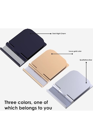 Cbtx B10 Duvara Monte Telefon Tutacağı Yumruksuz Banyo Ayarlanabilir Açılı Tablet Standı - Gümüş+gri