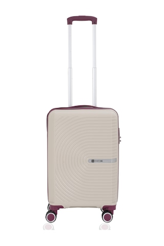 Mçs Polipropilen Valiz V374 55 Cm S21yy100000655 11148 Kemik/mürdüm