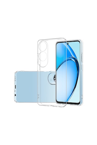 Oppo A60 Kılıf Zore Süper Silikon Kapak Seffaf
