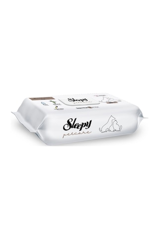 Sleepy Petcare Evcil Hayvan Islak Havlusu 60 Yaprak