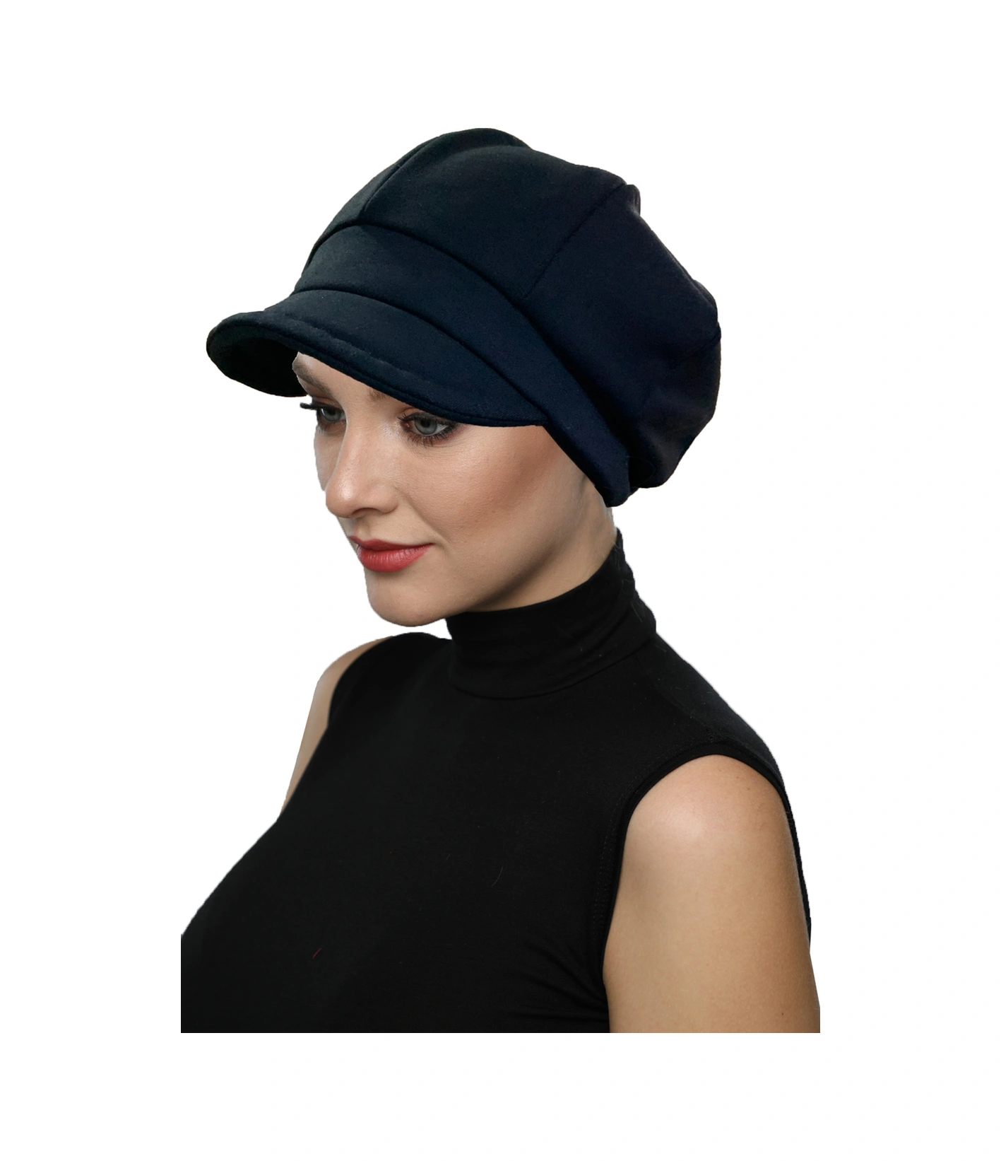 Soft-london Astarlı Viskon Siyah Şapka Siyah