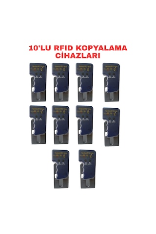 Sr-630 Rfıd Kart Kopyalama Cihazı 125 Khz Proximity Kart Ve Anahtarlık Kopyalayıcı 10 Adet