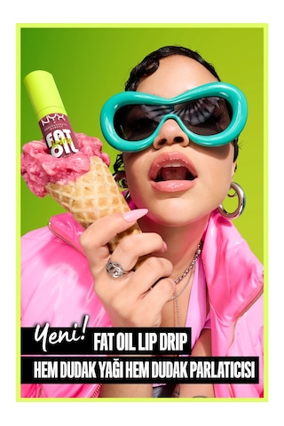 Nyx Professional Makeup Fat Oil Chillz Parlatıcı Dudak Yağı - Strawberry Slush