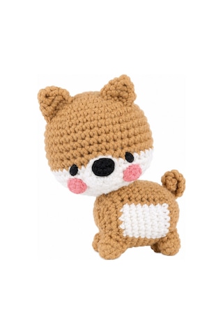 Bakgelal Hello Adorable Amigurumi Köpek Yapım Kiti 2'li Bff Kendin Yap Örgü Ve Hobi Seti