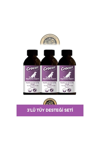 Crocus Köpek Tüy Sağlığı Damlası 3x100 Ml