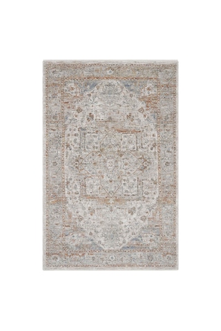 Cool Halı Prime Bej Modern Vintage Eskitme Etnik Desen Otantik Halı Klasik Salon Oturma Odası Halısı