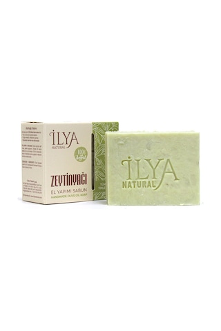 İlya Natural Zeytinyağı Özlü Hatay'ın %100 Doğal El Yapımı Banyo Sabunu 100 G