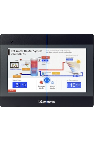 Weintek Mt8072ıp Hmı With 7" Tft Display