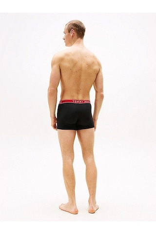 Tommy Hilfiger 3p Trunk Wb-7329 Hot Heat/med Red/dp Rge