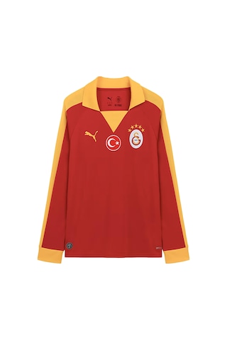 788196-80 Puma Gs Galatasaray Retro Uzun Kollu Erkek Forma Kırmızı 788196-80 Kırmızı - Sarı