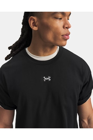 Under Armour Ua M Hwt Metal Logo Ss Erkek Tişört 6013618 6013618 008
