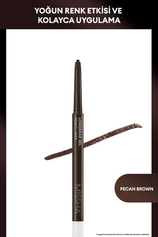 Missha Pürüzsüz Uygulanan Jel Dokuda Kalem Eyeliner Missha Longwear Gel