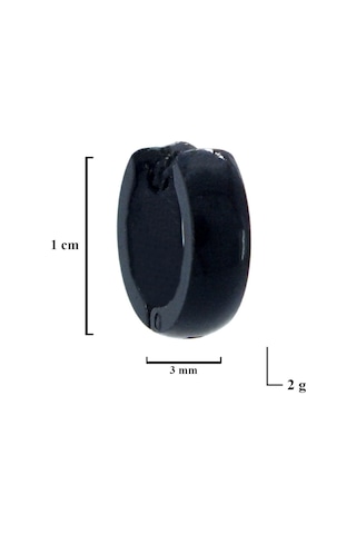 FerizZ 316L Çelik Küçük 3mm Halka Küpe UNK-711 Beyaz