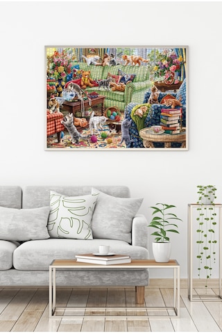 Anatolian 1500 Parçalık Puzzle - Salondaki Yaramazlar 4575