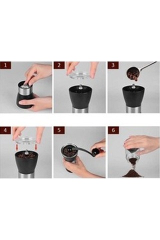 EPİNOX KALİTELİ CAM KAHVE DEĞİRMENİ SLİM (KD-02)