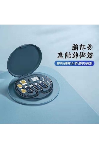 Willowhaven Beyaz 60w Hızlı Şarjlı Çok Fonksiyonlu Data Kablosu, Telefon Tutucu, Depolama Kutusu Seti