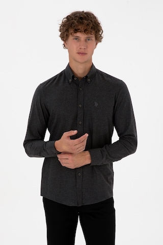 U.s. Polo Assn. Erkek Siyah Gömlek Basic 50316721-vr046 Siyah