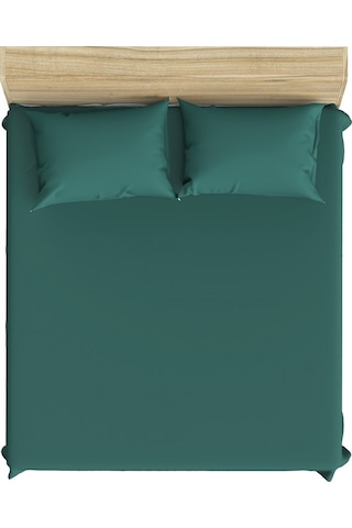 Makiteks Pamuklu Yeşil 160x200 Çift Kişilik Lastikli Çarşaf