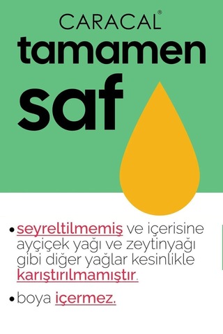 Caracal Hint Yağı Soğuk Sıkım %100 Saf Doğal Saç Yüz Kaş Kirpik Cilt Bakım Yağı 100 Ml