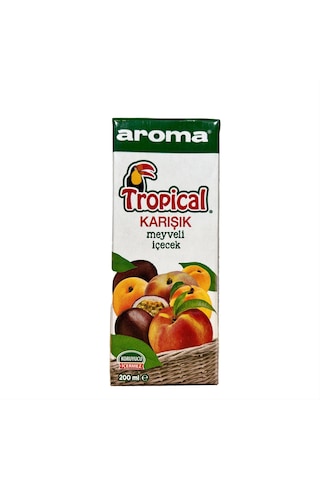 Aroma Tropical Karışık Meyveli İçecek 200 Ml X 27 Adet