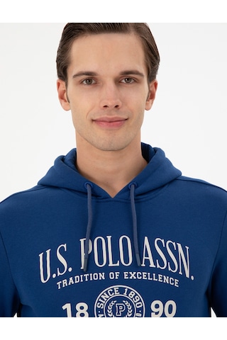 U.s. Polo Assn. Erkek İndigo Sweatshirt 50293446-vr028 İndigo