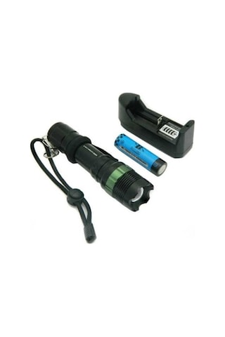Star Km-815 Zoomlu El Feneri Cree Led Siyah