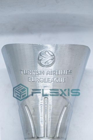 37 Cm Euroleague Basketbol Şampiyonluk Kupası Kaliteli Gümüş Kaplama