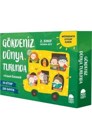 Mavi Kirpi 2. Sınıf Gökdeniz Dünya Turunda Okuma Seti 10 Kitap Mavi Kirpi 2. Sınıf Gökdeniz Dünya Turunda Okuma Seti 10 Kitap