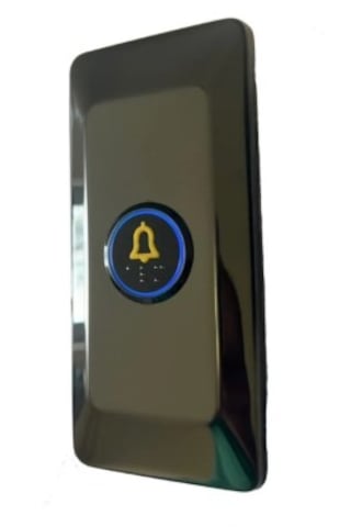 Backhome Led Işıklı Dekoratif Kapı Zili Butonu