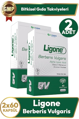 Ligone Berberis Vulgaris 60 Kapsül 2 Adet