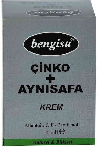 Bengisu Aynısafa + Çinko Bitkisel Krem Allantoin ve D- Panthenol 50 ML