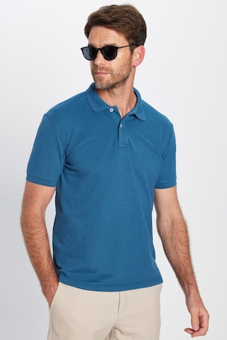 Tudors Erkek Slim Fit Dar Kesim Pamuklu Yumuşak Dokulu Serin Tutan Kumaş Düz Pike Petrol Polo Yaka Tişört-31686 PETROL