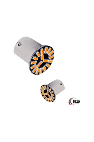 Tek Duy 1156 18 Led Ampul Turuncu Sinyal Olarak Kullanılabilir