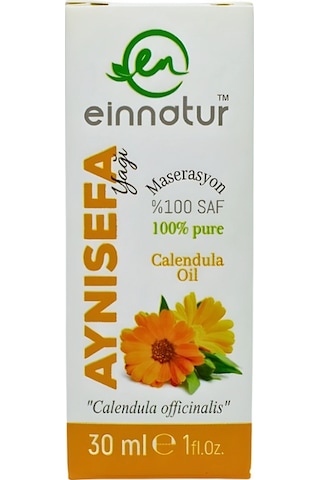 Einnatur Aynısefa Yağı %100 Saf Zeytinyağında Maserasyon Calendula Officinalis Aynı Sefa 30 ML
