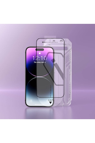 Apple iPhone 15 Uyumlu Plus Wiwu Sq-005 Easy İnstall İvista Super Hardness Ekran Koruyucu