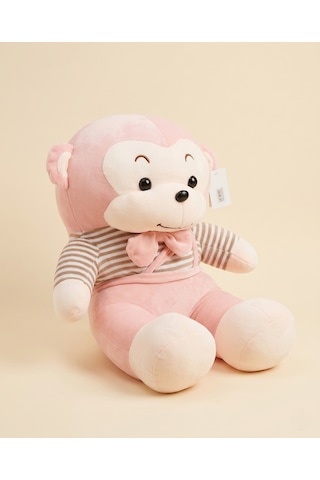 Peluş Maymun 65 Cm Pembe